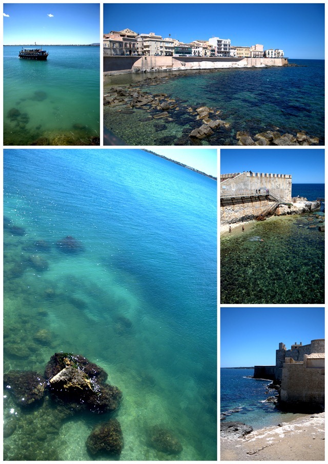 Turquoise Blue . Syracuse . Sicily